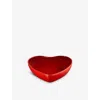Le Creuset Ise Stoneware Heart Serving Bowl 30.2cm In Cerise