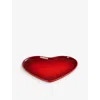 Le Creuset Ise Stoneware Heart Serving Platter 32cm In Cerise