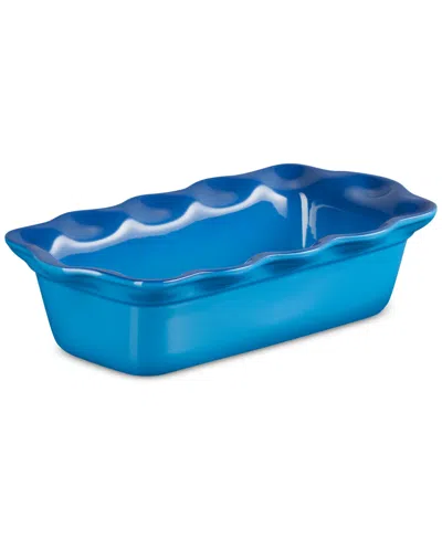LE CREUSET STONEWARE HERITAGE 9" FLUTED LOAF PAN