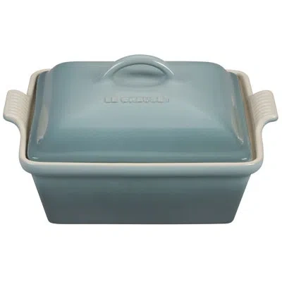 Le Creuset Stoneware Heritage Covered Square Casserole, 2.5 Qt. (9") In Green