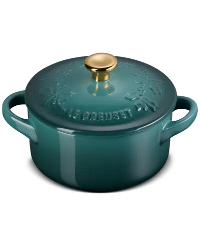 Le Creuset Stoneware Holly Collection 8-oz. Mini Cocotte In Artichaut