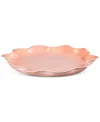 Le Creuset Stoneware Iris Serving Platter In Orange