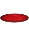 Le Creuset Stoneware Large 15" Round Pizza Baking Stone In Cerise