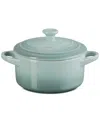 Le Creuset Stoneware Mini Round Cocotte, 24 Oz. In Sea Salt