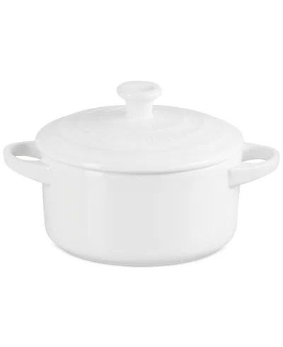 LE CREUSET STONEWARE MINI ROUND COCOTTE, 24 OZ.