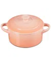 Le Creuset Mini Round 8oz Cocotte In Peche