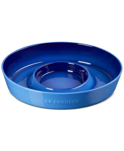Le Creuset Stoneware Oval 13" Chip And Dip Platter In Marseille
