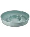 Le Creuset Stoneware Oval 13" Chip And Dip Platter In Sea Salt