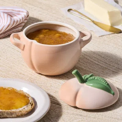 Le Creuset Stoneware Peach Mini Cocotte, 16 Oz. - Peche In Pink