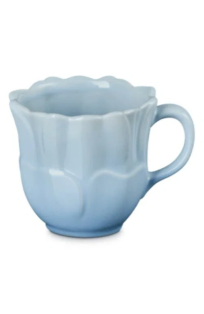 Le Creuset Stoneware Petal Mug In Blue