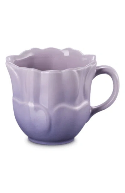 Le Creuset Stoneware Petal Mug In Purple