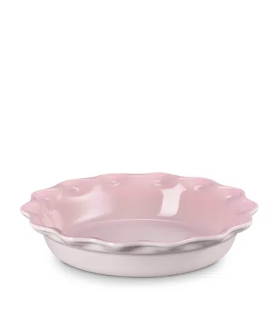 Le Creuset Stoneware Pie Dish In Pink