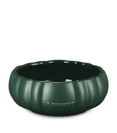 Le Creuset Stoneware Pumpkin Bowl In Green