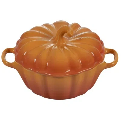 Le Creuset Stoneware Pumpkin Mini Cocotte, 13 Oz. In Persimmon