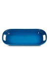 Le Creuset Stoneware Serving Platter In Blue