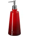 Le Creuset Signature Stoneware Soap Dispenser In Cerise