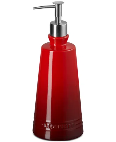 LE CREUSET STONEWARE SIGNATURE 20-0Z. SOAP DISPENSER