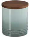Le Creuset Signature Stoneware 1.2-quart Storage Canister In Sea Salt
