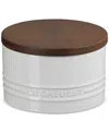 Le Creuset Signature Stoneware 16-ounce Storage Canister In White
