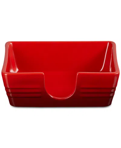 LE CREUSET STONEWARE SIGNATURE COCKTAIL NAPKIN HOLDER
