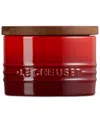 Le Creuset Signature Stoneware 7-ounce Storage Canister In Cerise