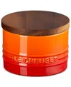 Le Creuset Signature Stoneware 7-ounce Storage Canister In Flame