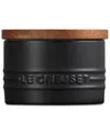 Le Creuset Signature Stoneware 7-ounce Storage Canister In Licorice