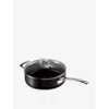 Le Creuset Toughened Non-stick Aluminium Sauté Pan With Glass Lid And Helper Handle 26cm