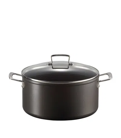 Le Creuset Toughened Non-stick Deep Casserole Dish In Black