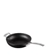Le Creuset Toughened Non-stick Deep Frying Pan In Black