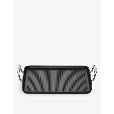 LE CREUSET TOUGHENED NON-STICK RIBBED RECTANGULAR GRILL 35CM X 25CM