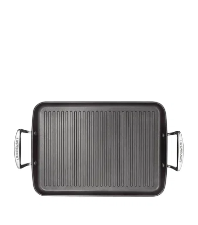 LE CREUSET TOUGHENED NON-STICK RIBBED RECTANGULAR GRILL