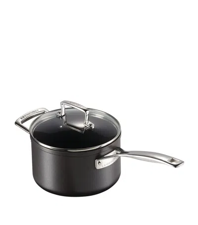 Le Creuset Toughened Non-stick Saucepan In Black