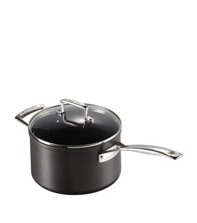 Le Creuset Toughened Non-stick Saucepan In Black