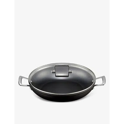 Le Creuset Toughened Non-stick Shalllow Aluminium Casserole Dish With Glass Lid
