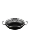 Le Creuset Toughened Non-stick Shallow Casserole In Black