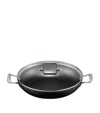 Le Creuset Toughened Non-stick Shallow Casserole In Black