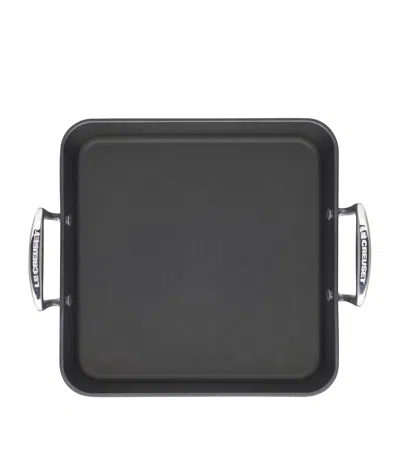 Le Creuset Toughened Non-stick Square Roaster In Black