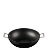 Le Creuset Non-stick Aluminium Wok 32cm In Black