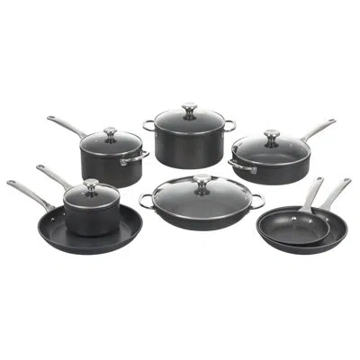 Le Creuset Toughened Nonstick 13 Piece Cookware Set In Black