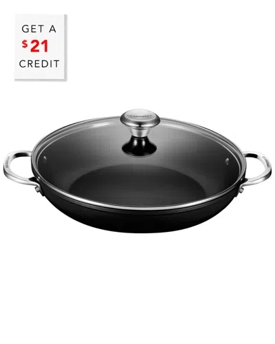 LE CREUSET LE CREUSET TOUGHENED NONSTICK PRO 4QT SHALLOW CASSEROLE WITH $21 CREDIT