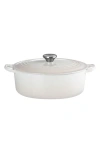 Le Creuset Traditional 4.5-quart Enamel Cast Iron Oval Dutch Oven In White