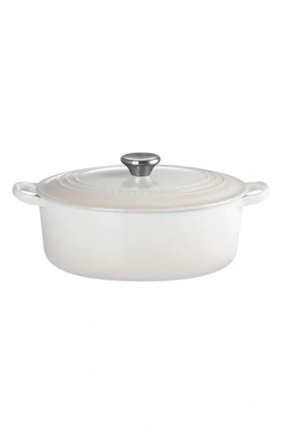 Le Creuset Traditional 4.5-quart Enamel Cast Iron Oval Dutch Oven In White