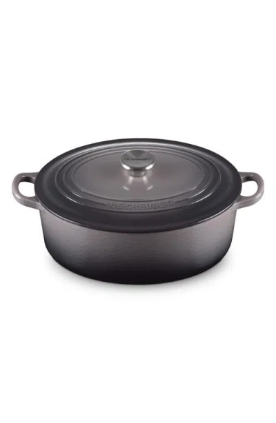 Le Creuset Traditional 4.5-quart Enamel Cast Iron Oval Dutch Oven In Black