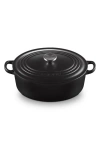Le Creuset Traditional 4.5-quart Enamel Cast Iron Oval Dutch Oven In Black