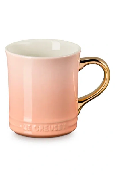 Le Creuset Vancouver 14-ounce Gold Handle Mug In Orange
