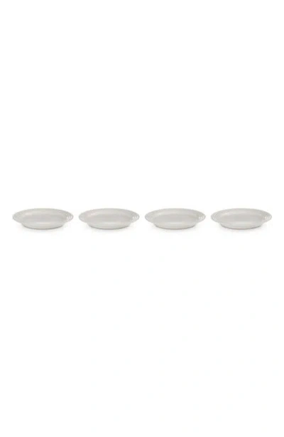 Le Creuset Vancouver Set Of 4 Dinner Plates In White
