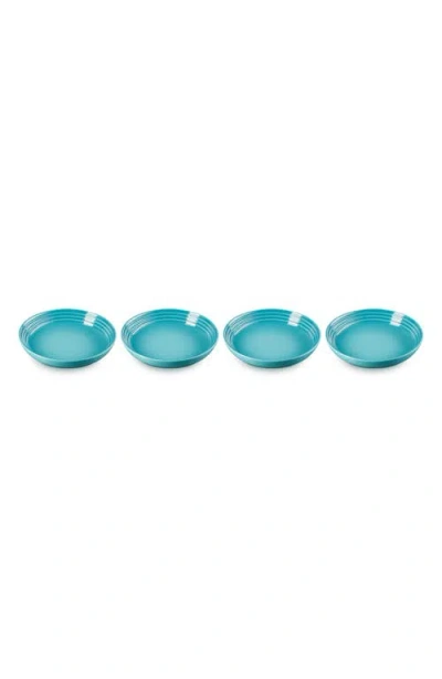 Le Creuset Vancouver Set Of 4 Pasta Bowls In Caribbean