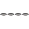 Le Creuset Vancouver Set Of 4 Salad Plates In Oyster