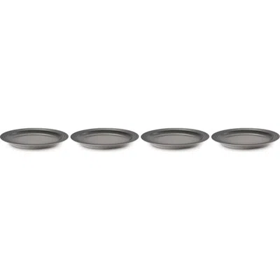 Le Creuset Vancouver Set Of 4 Salad Plates In Gray